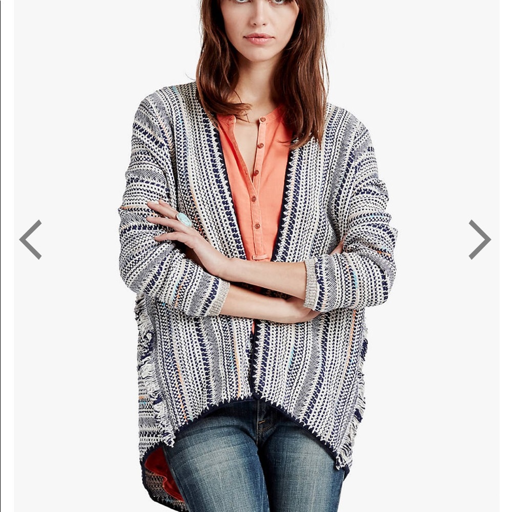 Lucky Brand Pottery Cardigan